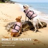 VIVAGLORY Rip Stop Dog Life Jacket, Swimming Aid & Buoyancy,