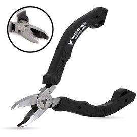 VAMPLIERS WORLD'S BEST PLIERS! VT-001-5 Mini 5" Screw Extraction Pliers for rusted, stripped, damage, security, torx screws nuts and bolts + 6.25" High Tech Aramid-Fiber Optic-Kevlar Shears