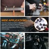 Rustark 14Pcs Double Flares Adapters Tool Kit Replacement Head Fit