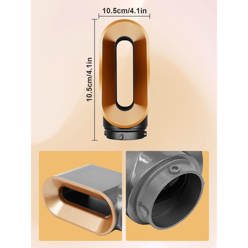 ZEPHBLOW Pre-Styling Dryer Attachment for Dyson Airwrap HS01/HS05, Pre-Shaped Nozzle