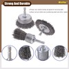 Mixiflor 6 Pcs Wire Brush for Drill Set, Wire Cup
