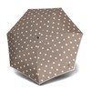 Knirps T.020 Small Manual Pocket Umbrella Dot Art Taupe, Dot