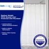 Microban Protected Medium Weight PEVA Shower Liner, 70" W x