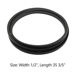 37X120MA Drive Belt Replacement Murray Craftsman 37X120MA Snow Blowers (1/2" x 35 1/4")