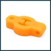 TUCKBOLD 3Pcs Orange 1/2 inch Dia Hole Car Rubber Exhaust