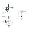 3Pcs Universal Utility Cross Key, 4 in 1 Universal Utilities