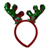 KFMX 24 Diademas De Reno Lentejuelas Navidad Fiestas