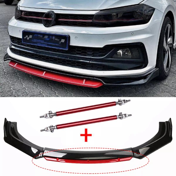 Unbranded For VW Polo 8 GTI TSI R-Line Front Bumper
