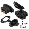 QIANRENON Fixable XT90 Female Soldering Adapter Gold Plated XT90E-F Panel