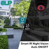 ELP 3.6mm 1080P Dome Camera with IR LED Night Vision