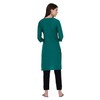 Ramkudi - Cuello de algodón liso con costuras rectas para