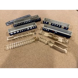 Unbranded 50' Overland Passenger Car Interiorsset Of 4 Ho Scale Fits Roundhouse Only X