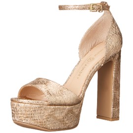 Chinese Laundry Women's Asher Heeled Sandal, Gold, 9