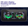 Sharainn Angle Declinometer, Universal Intelligent Car Inclinometer Tilt Gauge HUD