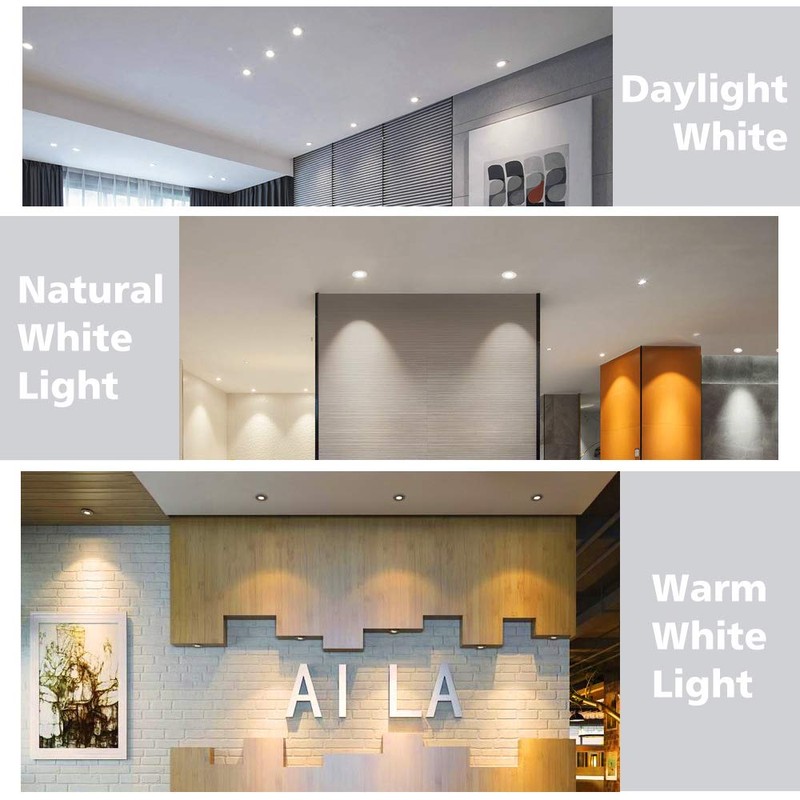 2 Inch LED Downlight, Recessed Lighting Dimmable Ceiling Light, 3W,