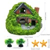 GOFYLIN Fish Tank Decorations kit, Aquarium Decor Hobbit House x