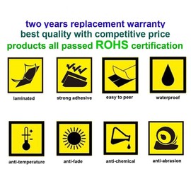 ACD Compatible for brother P-touch TZe Tz White on Black label tape 6mm 9mm 12mm 18mm 24mm 36mm all size (TZe-345 18mm)