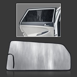 GalaxyAutoShield Custom Fit Rear Side 2nd Row Window Sunshades (2pcs) for 2016 2017 2018 2019 2020 2021 Hyundai Tucson SUV, Accessories UV Reflector Privacy Insulated Protection (Made in USA)