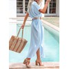 Dokotoo Oversized Swimsuit Coverups Summer Dresses for Women 2024 Fashion