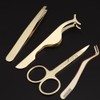QYLPZ 4 Pieces Eyelash Applicator Lash Applicator Tool Eyelash Tweezers
