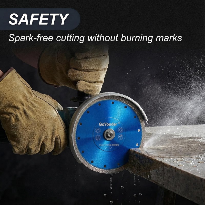 GoYonder Super Thin 7" Grinder Blades Tile Blade, Diamond Saw