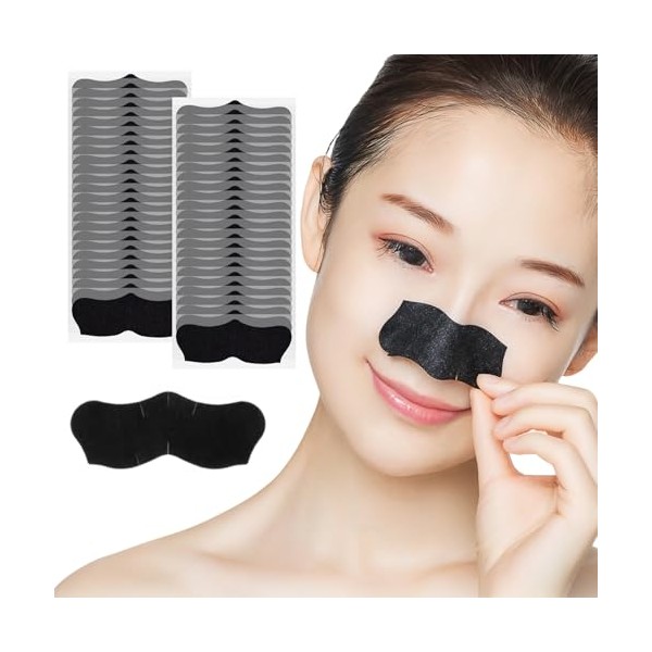 OIUBJDA 24 Tiras para puntos negros, 10 minutos tiras para