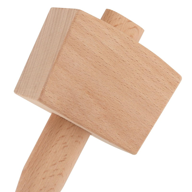 YUENPUN 2 PCS Wooden Mallet Carpentry, Beechwood Mallet, Woodworking Mallet