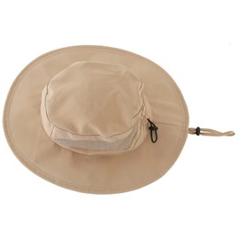 Magracy Unisex Mens Outdoor Wide Brim Sun Hat Summer Adjustable Bucket Fishing Hats UV Protection Safari Hat Foldable Khaki