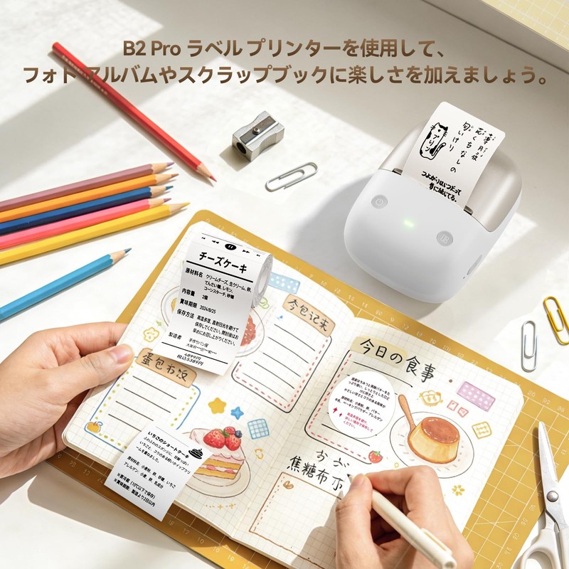 NIIMBOT B2Pro Label Writer, Label Maker, Smartphone Compatible, Thermal Label