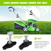 WELURE Lawn Mower Handle Hardware Kit – 2 Ergonomic Knobs