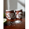 Set of 4 Mini Cantaritos Shot Glasses - 2oz Handmade