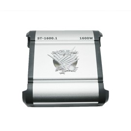 Soundxtrem SX ST-1600.1 Power Monoblock 1 Channel Car Audio Amplifier 1600 Watts Power with Bass Knob Remote Subwoofer Variable Crossover for Deep Bass Control