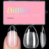 AILLSA Puntas de uñas cortas almendradas - Puntas de uñas