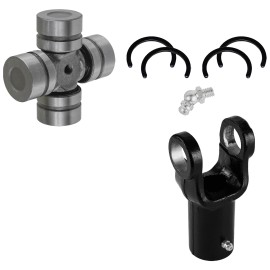 Caltric Rear Drive Shaft Yoke & U-Joint Kit For Polaris Ranger Series 10 11 2003 2004