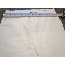 INC International Concepts I.n.c. Concepts Women's High-Rise Pull-on Flare Jeans, Bright White Sz 10