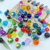Xinhongo Crystal Glass Beads 50 Pieces 10mm Round 96 Faceted