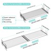 jkxoo 2Pack Expandable Closet Tension Shelves Organizers, Adjustable Wall Mounted