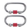 2 Pcs Aerial Yoga Mountaineering Buckle O Type Lock Runway