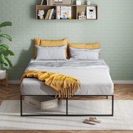 RONIPIC Bed Frame Full Size, 14 Inch Durable Platform Bed Frame, [No Box Spring Needed] [ Noise Free] [Easy to Assemble], Heavy Duty Frame Bed Mattress Foundation Suitable for Bedroom, 2024