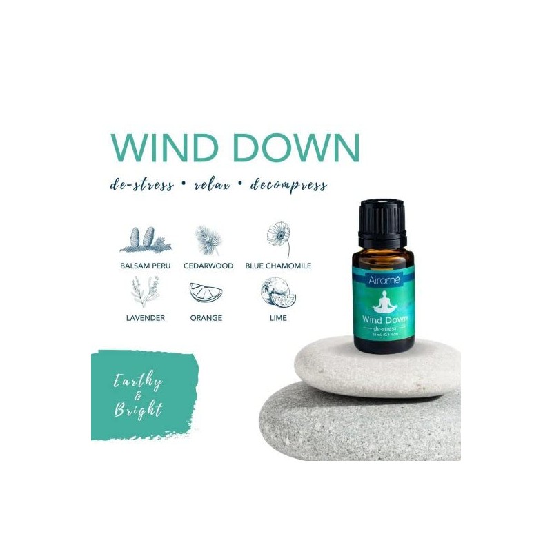  Airome, Essential Oils Blends Set of 6 (Each Bottle: