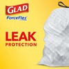 Glad ForceFlex Tall Kitchen Trash Bags, 13 Gallon, Gain Lavender,