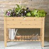 Elevens Raised Garden Bed Outdoor, Standing Wood Raised Garden Boxes