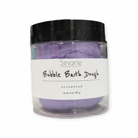Bubble Bath | Bubble Bath Dough | Bath Melts | Bath Dough | Bubble Bath Colors | Sensitive Skin | Fun for Kids | Bubble Bath Fun | Soap Dough (Unscented, Purple, 4 oz.)