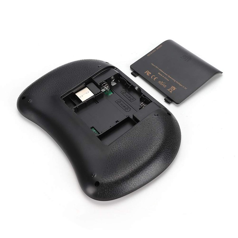 Cuifati Mini Keyboard, 2.4GHz 83 Keys Mouse Remote Multifunction Ergonomical