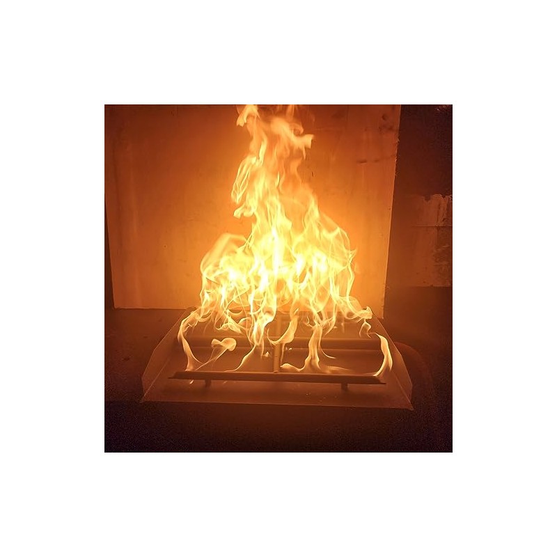 Americangaslogs 3Pipe 18"-28" Burner Pan for Gas Fireplace Gas Fireplace