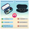 Slzhds Estuche para Gafas de Natación, Swim Goggle Case For