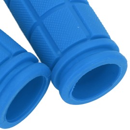 Vbestlife Empuñaduras de Bicicleta, 1 Par de Empuñaduras de Goma para Bicicleta - Empuñaduras de Manillar Antideslizantes para Bicicleta de Montaña Y Carretera(12 * 6 * 3cm-Azul)