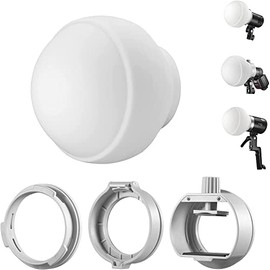 GODOX ML-CD15 Softbox Diffusion Dome Kit with 3 Adapters for godox V1 AD100PRO AD200PRO V860III V860II V850II TT685II TT685 TT600 TT560II TT520II TT660S AD200 ML30 ML30Bi ML60 ML60Bi AD300PRO AD400PRO