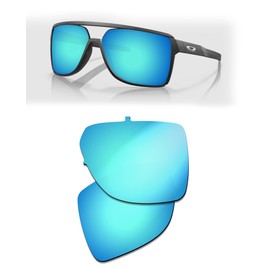 Prizo ORL Replacement Lenses for Oakley Castel Sunglasses OO9147 - MultiColors (Blue Iridium)