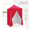 EAGLE PEAK 5x5 Instant Canopy with 4-Side Wall Panels, Small